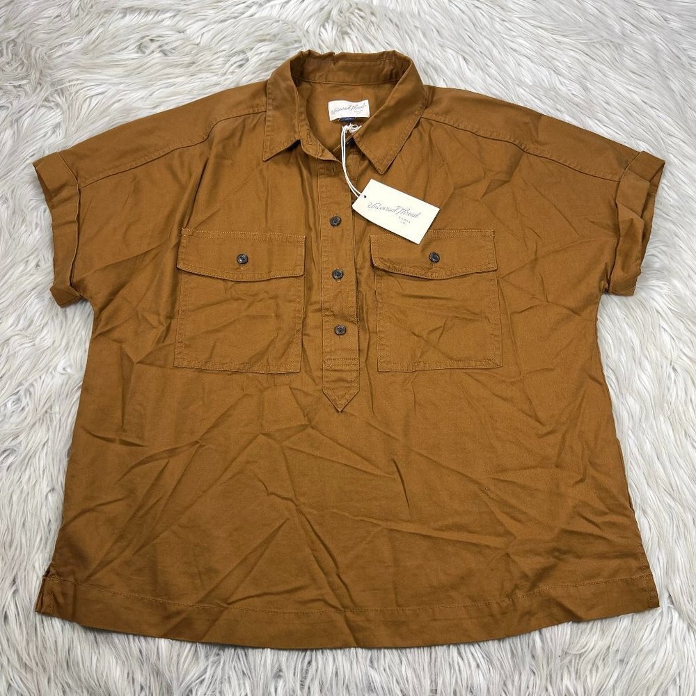 NWT Universal‎ Thread Pop Over Camp Shirt